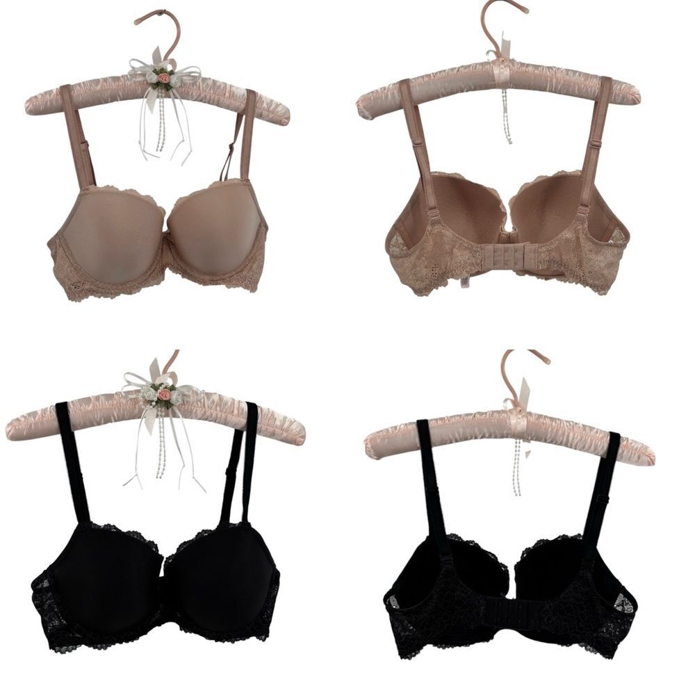 Victoria’s Secret Dream Angels Lined Demi Demi-Buste Double 34D Bundle - Picture 4 of 9